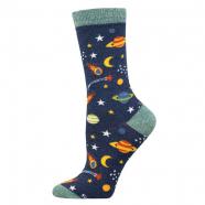 Socksmith Reach for The Stars Navy Heather (Women's)