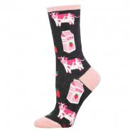 Socksmith Strawberry Milk Charcoal Heather (Women's)