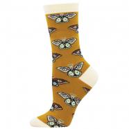 Socksmith Vintage Moths Gold (Women's)