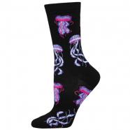 Socksmith Deep Sea Jellies Black (Women's)