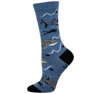 Socksmith Whale Shark Blue Heather (Women's)