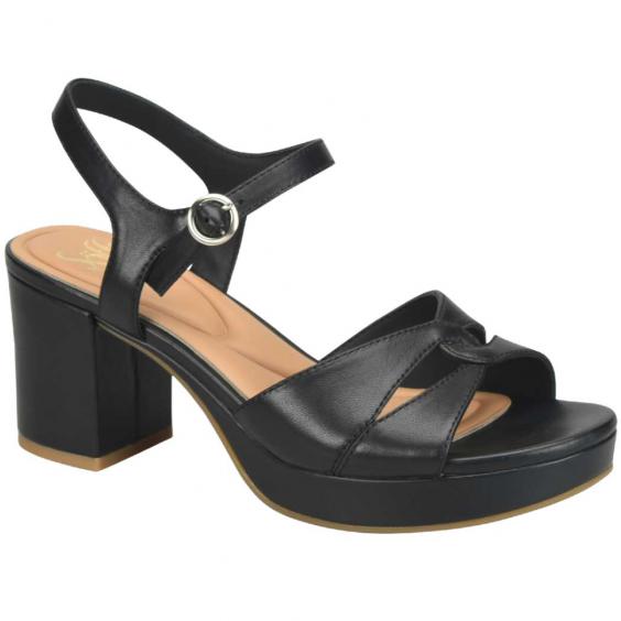 Sofft Lucille Heeled Sandal Black (Women's)