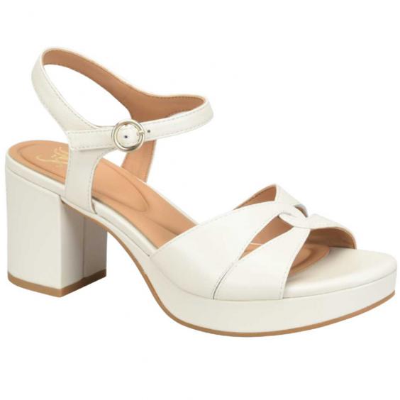 Sofft Lucille Heeled Sandal Off White (Women's) Sofft Lucille Heeled Sandal Off White (Women's)