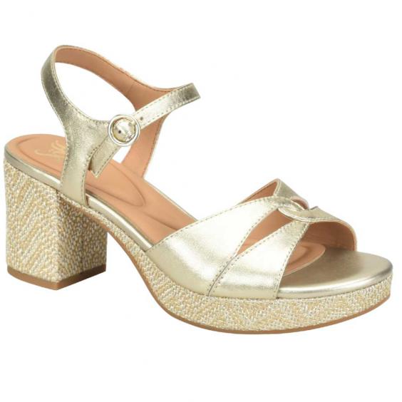 Sofft Lucille Heeled Sandal Platino (Women's) Sofft Lucille Heeled Sandal Platino (Women's)