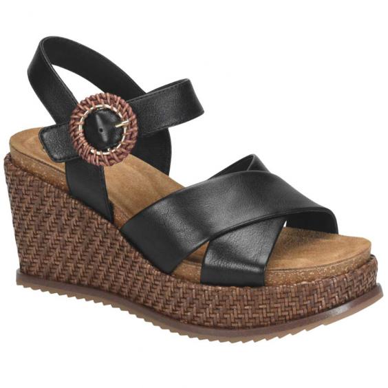 Sofft Dorathy Wedge Sandal Black (Women's) Sofft Dorathy Wedge Sandal Black (Women's)