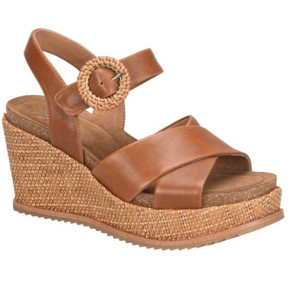 Sofft Dorathy Wedge Sandal Cor-Luggage (Women's)