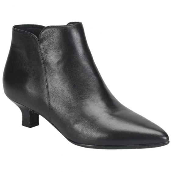 Sofft Sawyer Kitten Heel Ankle Boot Black (Women's)