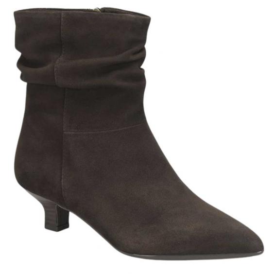 Sofft Suzan Kitten Heel Boot Chocolate (Women's)