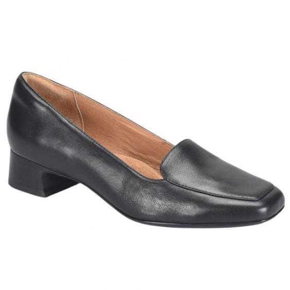Sofft Lavender Heeled Loafer Black (Women's)