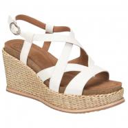 Sofft Devyn Wedge Sandal True White (Women's)
