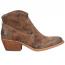 Sofft Aisley Bootie Brown Floral (Women's) 1