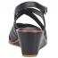 Sofft Gigi Wedge Sandal Black (Women's) 5