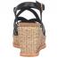 Sofft Devyn Wedge Sandal Black (Women's) 5