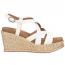 Sofft Devyn Wedge Sandal True White (Women's) 1