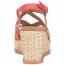 Sofft Devyn Wedge Sandal Red Coral (Women's) 5