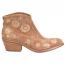 Sofft Aisley Ankle Boot Brown Floral Embroidery (Women's) 1