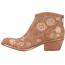 Sofft Aisley Ankle Boot Brown Floral Embroidery (Women's) 2