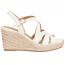 Sofft Norma Wedge Sandal Off White (Women's) 1