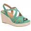 Sofft Norma Wedge Sandal Emerald (Women's)