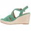 Sofft Norma Wedge Sandal Emerald (Women's) 2