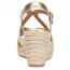 Sofft Norma Wedge Sandal Pale Gold (Women's) 5