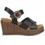 Sofft Dorathy Wedge Sandal Black (Women's) 1