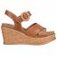 Sofft Dorathy Wedge Sandal Cor-Luggage (Women's) 1