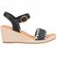 Sofft Inez Wedge Sandal Black (Women's) 1