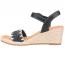 Sofft Inez Wedge Sandal Black (Women's) 2