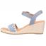 Sofft Inez Wedge Sandal Zente Blue (Women's) 2