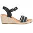 Sofft Inez II Wedge Sandal Black (Women's) 1