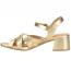 Sofft Lindsey Heeled Sandal Gold (Women's) 2
