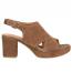 Sofft Liv Heeled Sandal Light Brown (Women's) 1