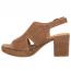 Sofft Liv Heeled Sandal Light Brown (Women's) 2