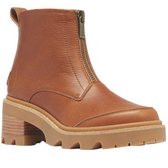 Sorel Joan Now Zip Boot Velvet Tan/ Gum (Women's)