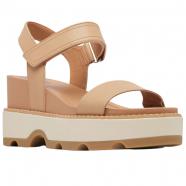 Sorel Joanie IV Y Strap Wedge Honest Beige/ Bleached Ceramic (Women's)