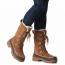 Sorel Tivoli V Tall WP Boot Velvet Tan/ Tobacco (Women's) 5