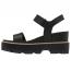 Sorel Joanie IV Y Strap Wedge Sandal Black/ Sea Salt (Women's) 2