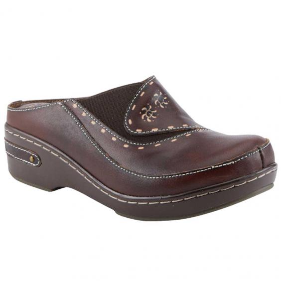 L'Artiste by Spring Step Chino Clog Brown (Women's)