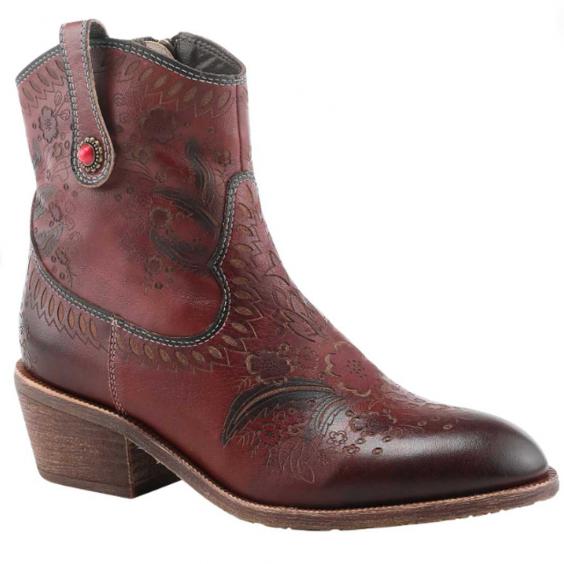 L'Artiste by Spring Step Galop Bootie Mahogany (Women's)