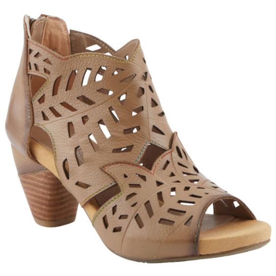 L'Artiste by Spring Step Icon Heeled Bootie Tan (Women's)