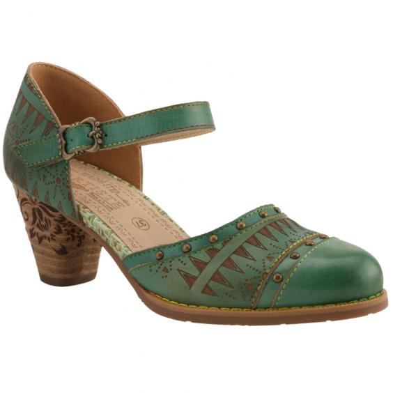 L'Artiste by Spring Step Niobella Pump Green (Women's)