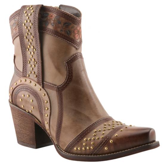 L'Artiste by Spring Step Saddleup Bootie Grey Multi (Women's)