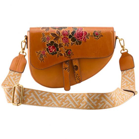 L'Artiste by Spring Step Canter Handbag Camel Multi L'Artiste by Spring Step Canter Handbag Camel Multi