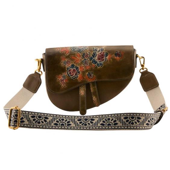 L'Artiste by Spring Step Canter Handbag Olive Multi L'Artiste by Spring Step Canter Handbag Olive Multi