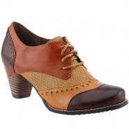 L'Artiste by Spring Step Bardot Oxford Heel Brown (Women's)