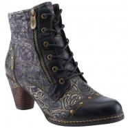 L'Artiste by Spring Step Avyanna Heeled Boot Black Multi (Women's)