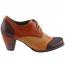 L'Artiste by Spring Step Bardot Oxford Heel Brown (Women's) 1