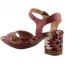 L'Artiste by Spring Step Sassyclass Heeled Sandal Red Multi (Women's) 5