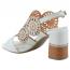 L'Artiste by Spring Step Pinwheel Heeled Sandal Off White (Women's) 5